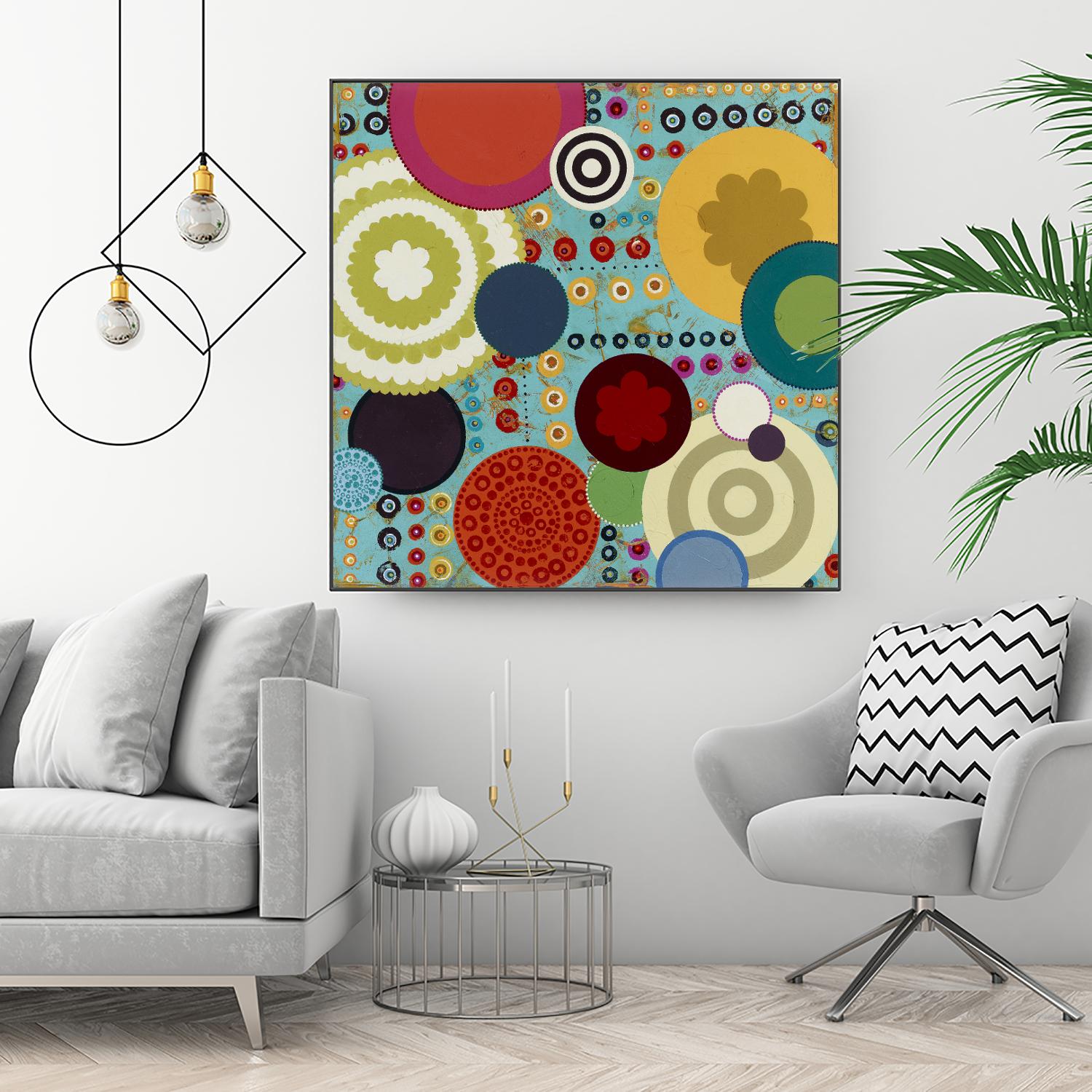 Fiesta 1 by Lisa Kesler on GIANT ART - red contemporary