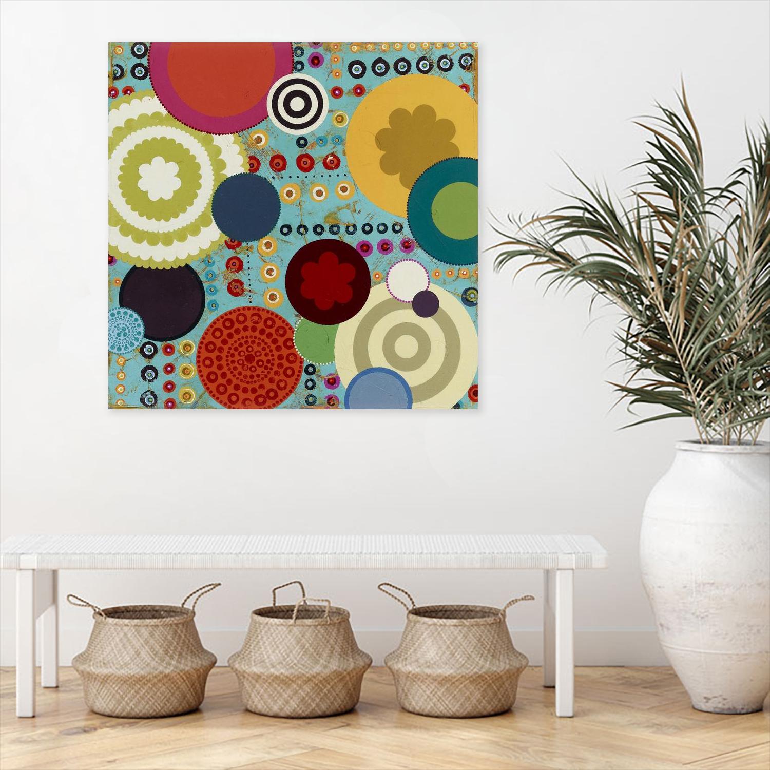 Fiesta 1 by Lisa Kesler on GIANT ART - red contemporary