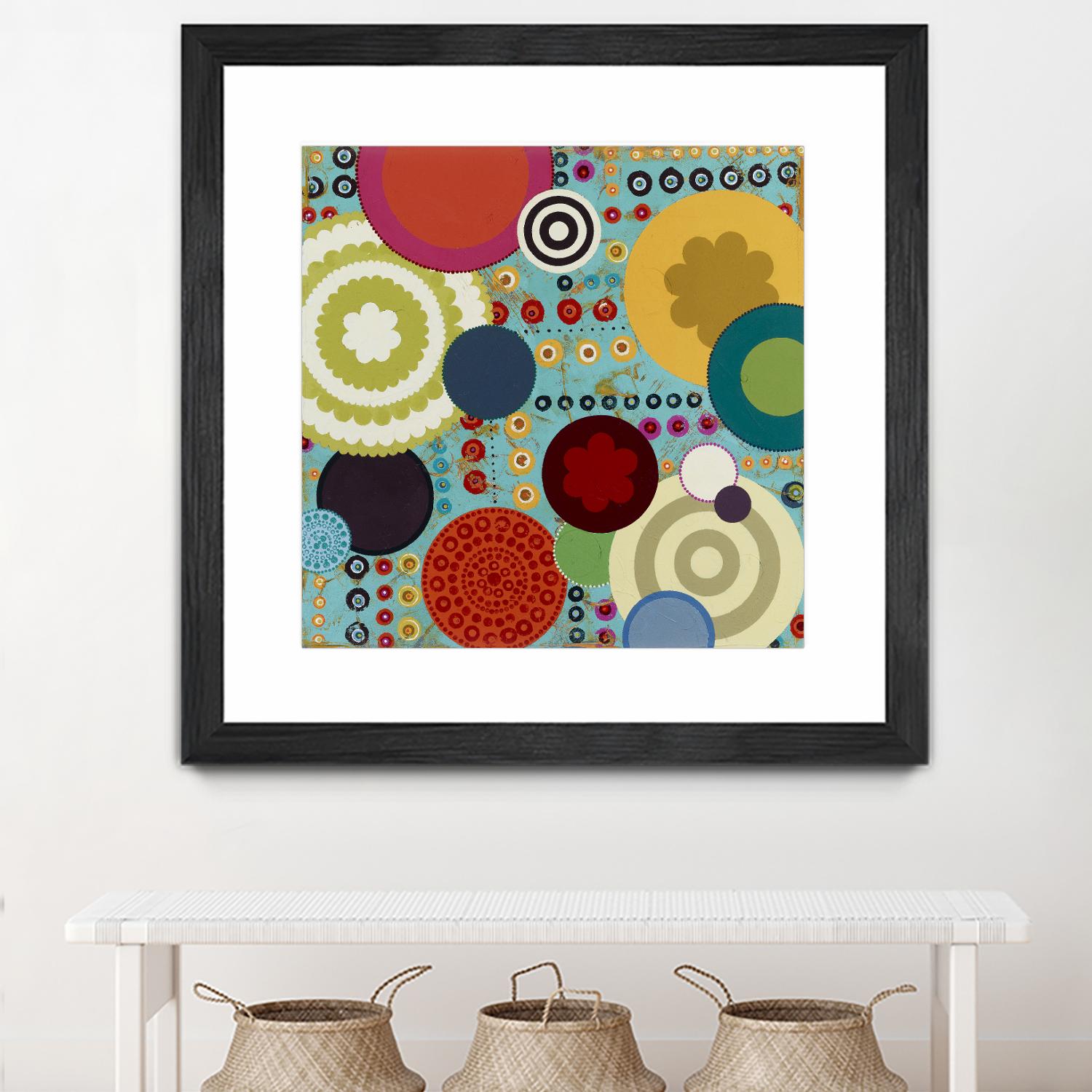 Fiesta 1 by Lisa Kesler on GIANT ART - red contemporary