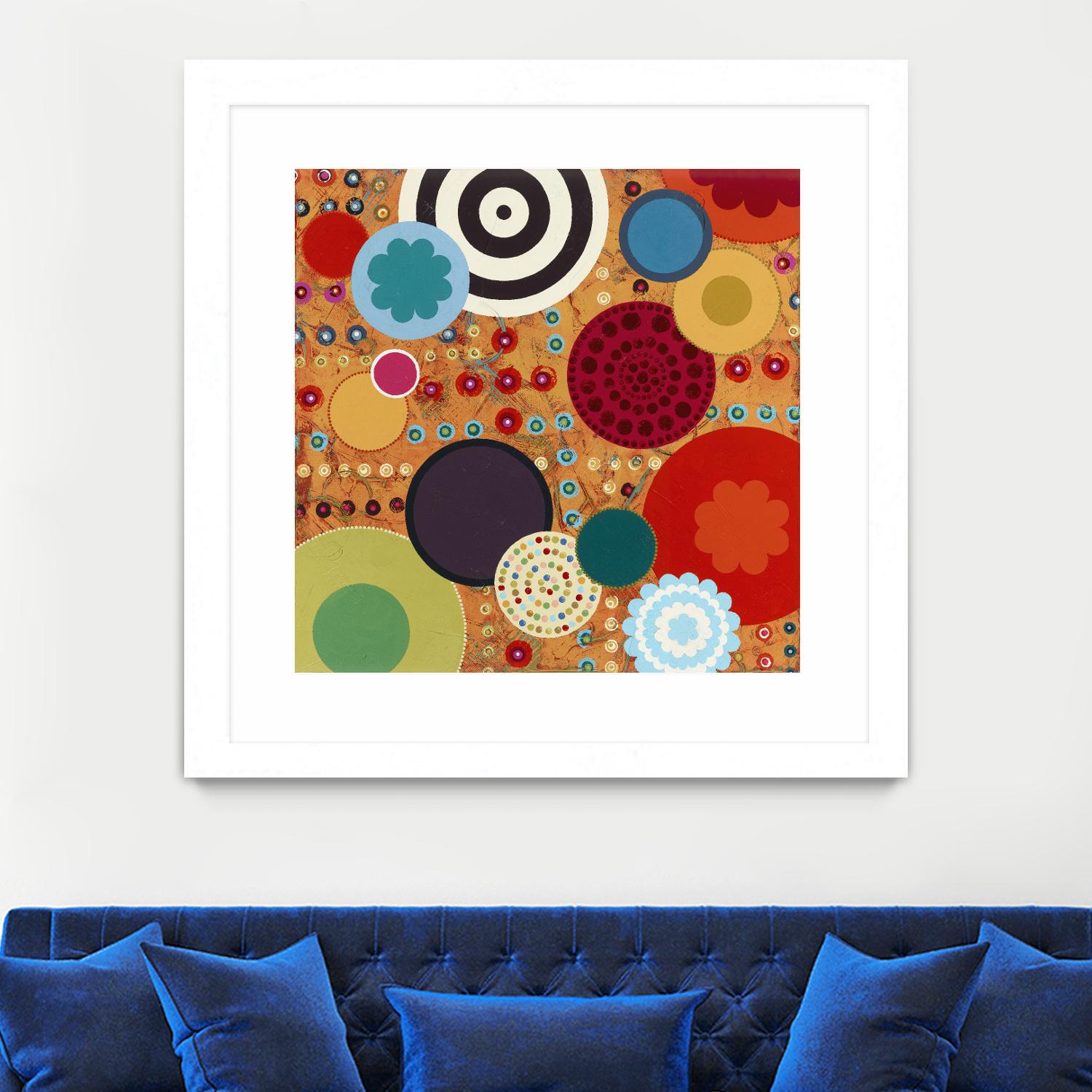 Fiesta 2 by Lisa Kesler on GIANT ART - red contemporary