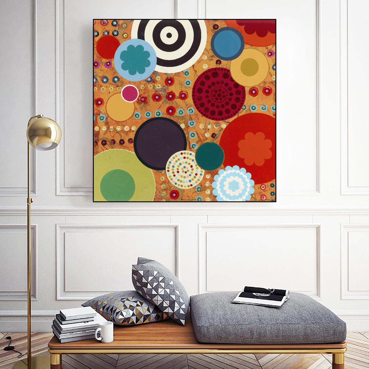 Fiesta 2 by Lisa Kesler on GIANT ART - red contemporary