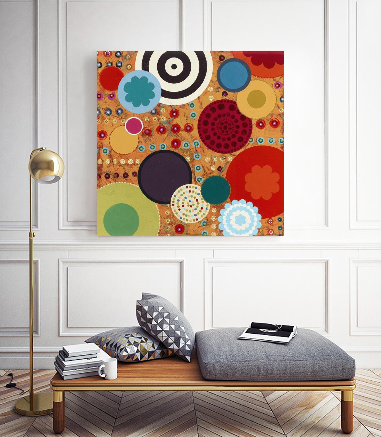 Fiesta 2 by Lisa Kesler on GIANT ART - red contemporary