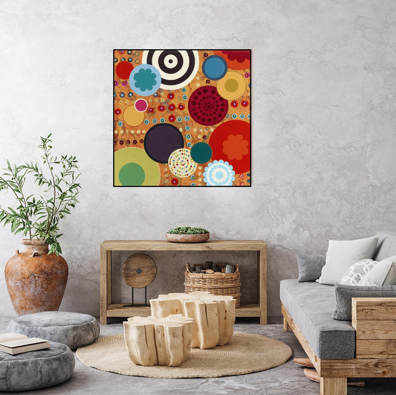 Fiesta 2 by Lisa Kesler on GIANT ART - red contemporary