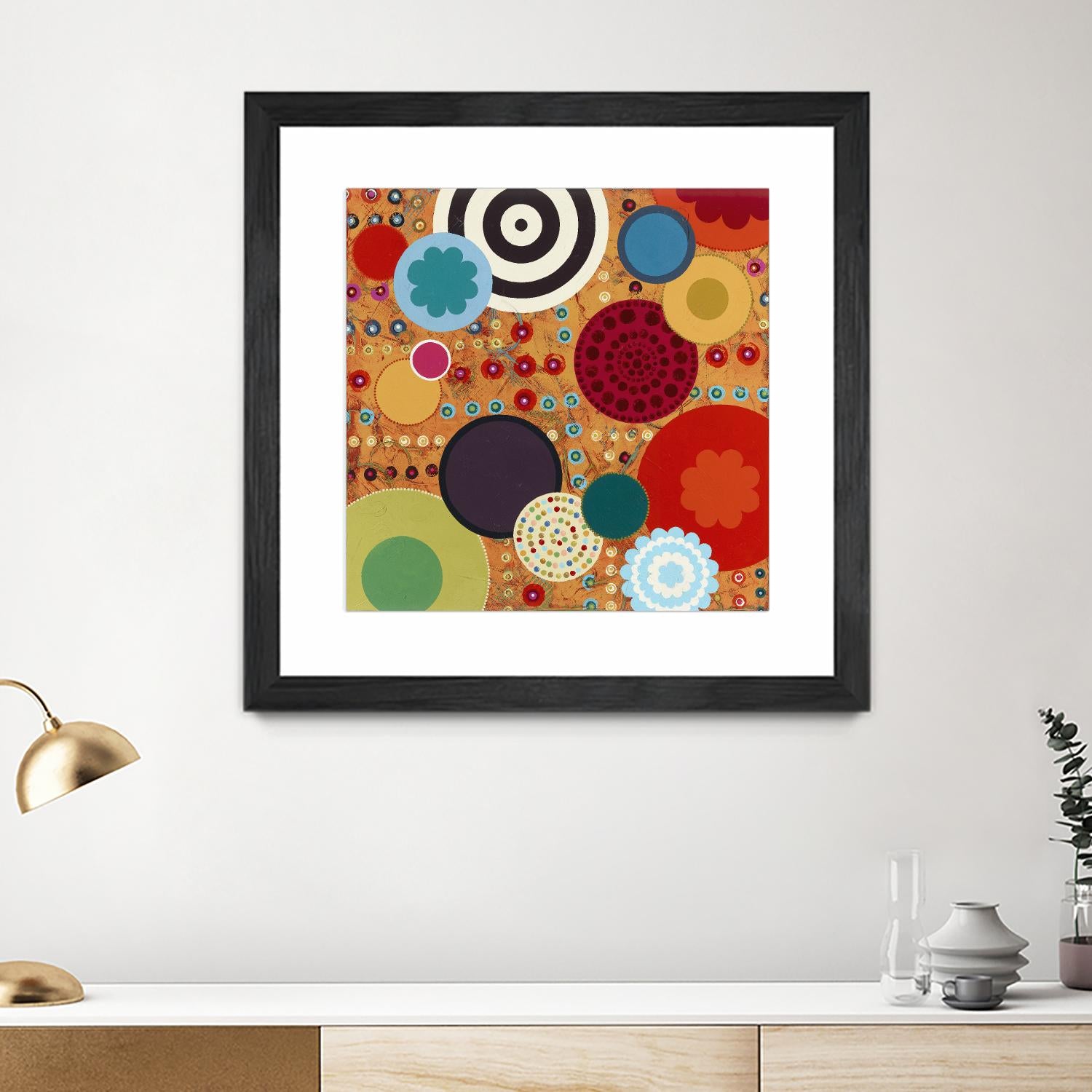 Fiesta 2 by Lisa Kesler on GIANT ART - red contemporary