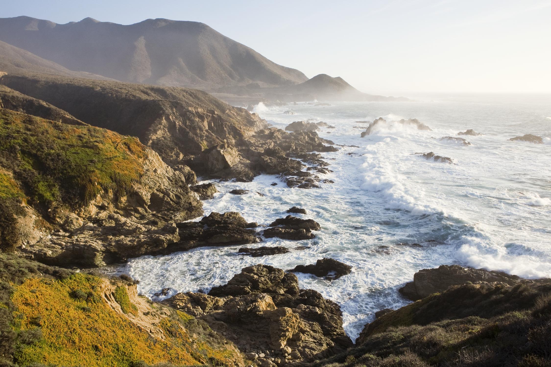 Big Sur Wave 2 by Acer Images on GIANT ART - white landscape