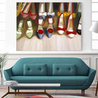 Shoe Seige by Janet Hill on GIANT ART - red fashion