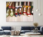 Shoe Seige by Janet Hill on GIANT ART - red fashion