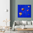 Lift Off C by GI ArtLab on GIANT ART - yellow pop art - alternative