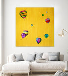 Lift Off F by GI ArtLab on GIANT ART - purple pop art - alternative