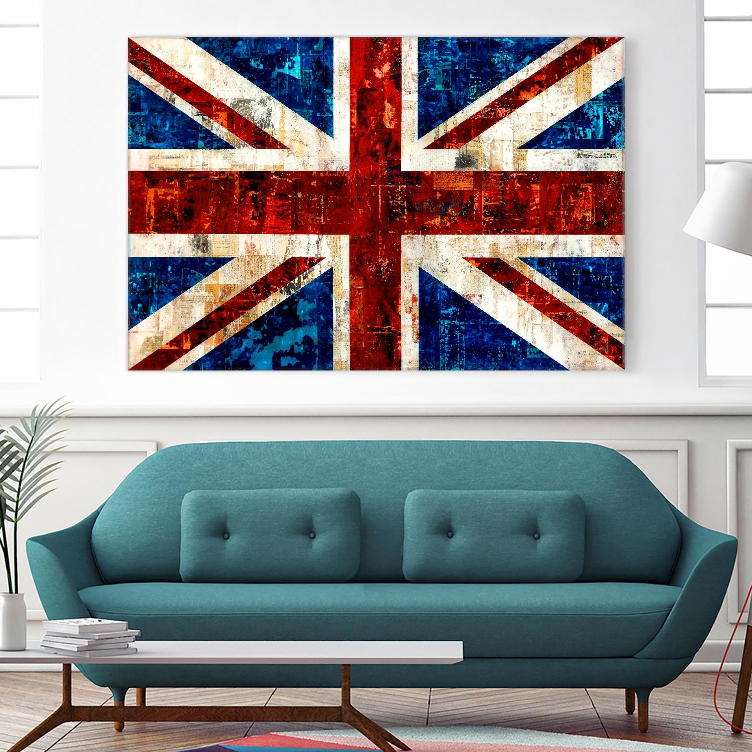 British Flag by Stella Bradley on GIANT ART - red flags