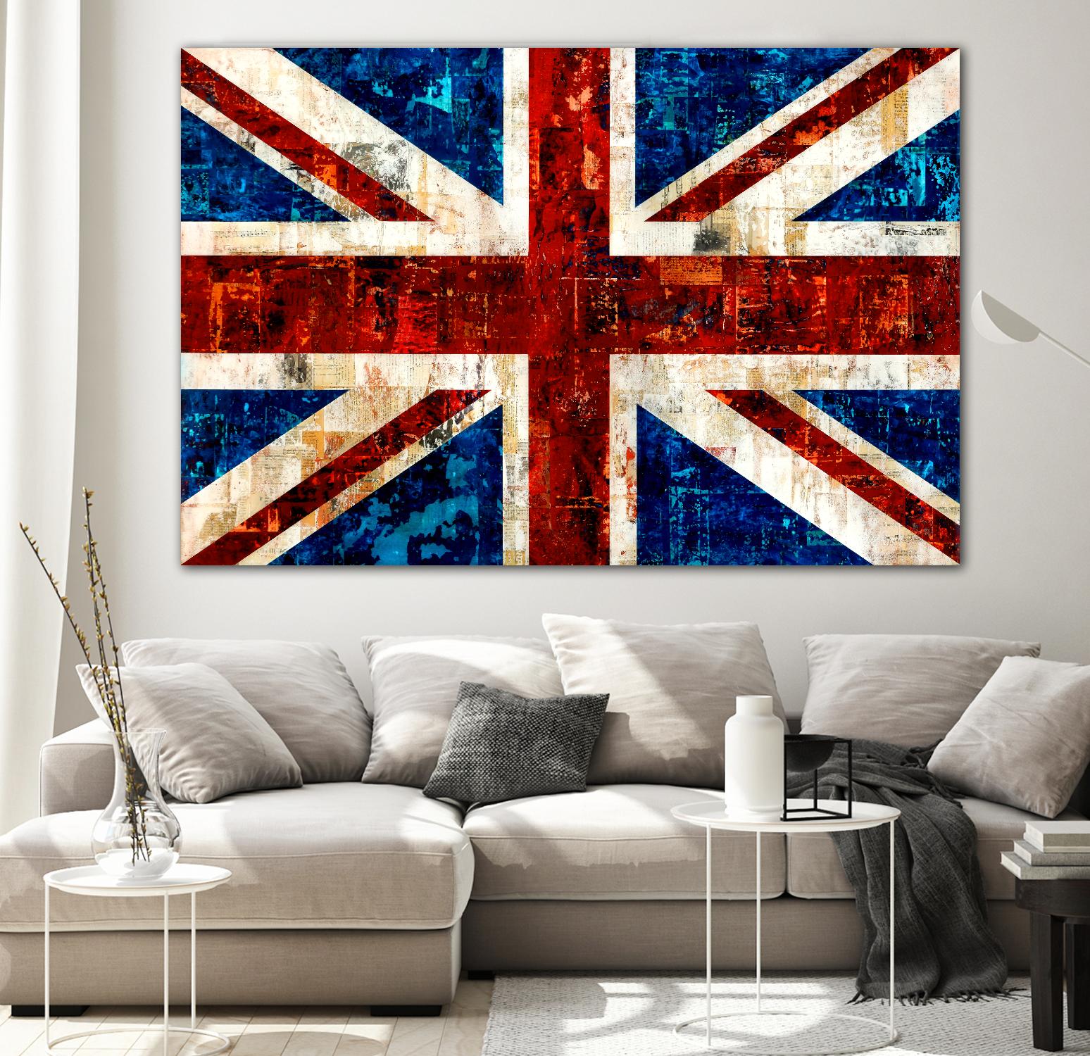 British Flag by Stella Bradley on GIANT ART - red flags