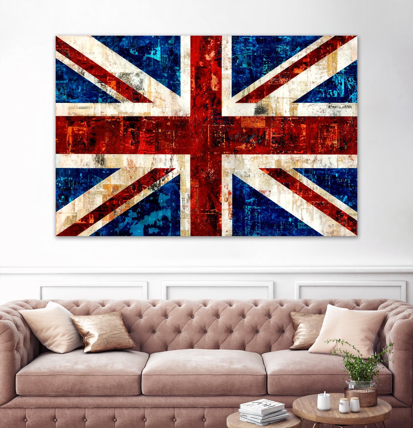 British Flag by Stella Bradley on GIANT ART - red flags