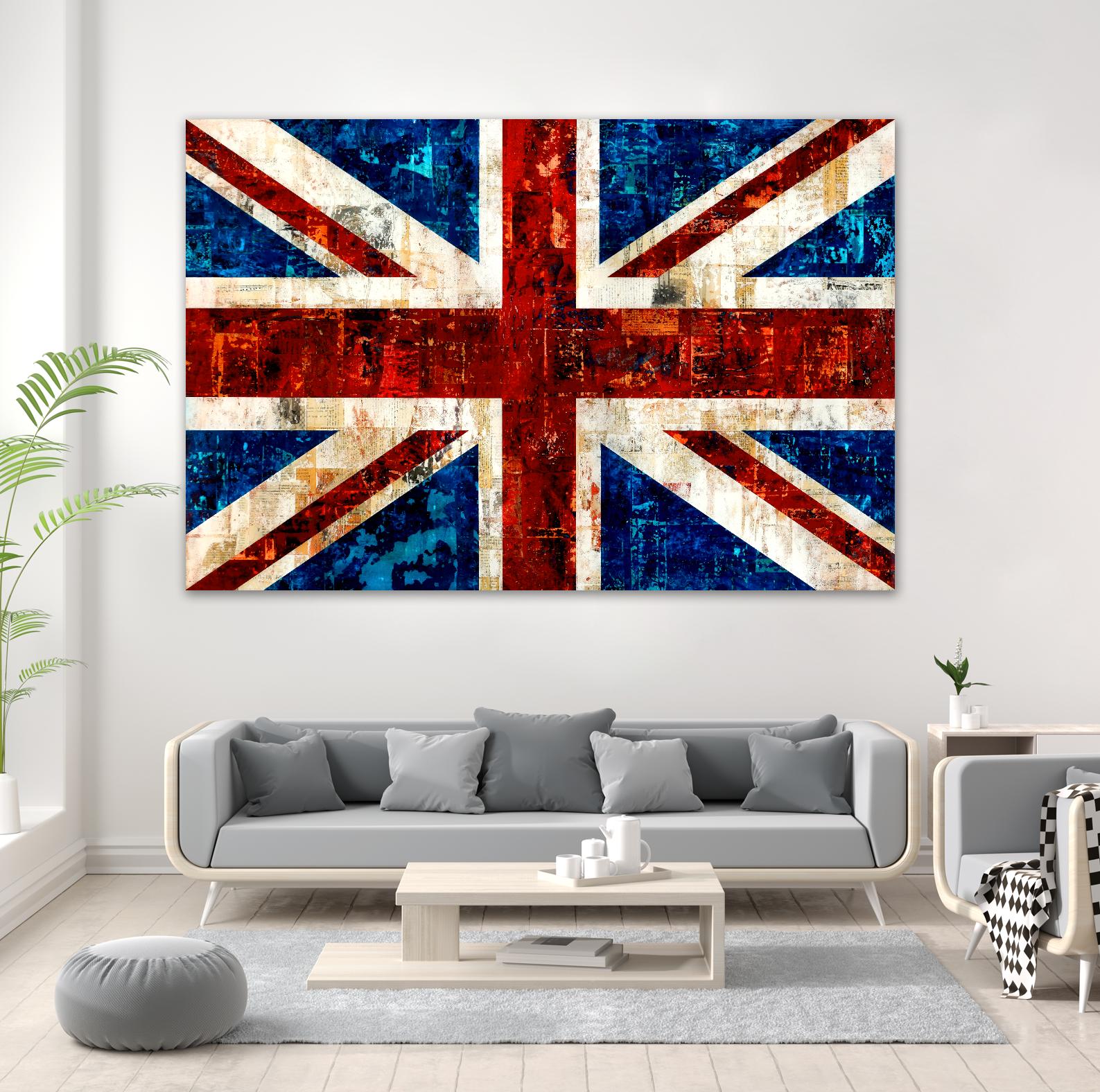 British Flag by Stella Bradley on GIANT ART - red flags