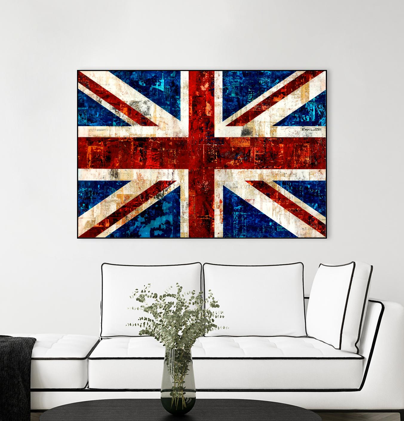 British Flag by Stella Bradley on GIANT ART - red flags