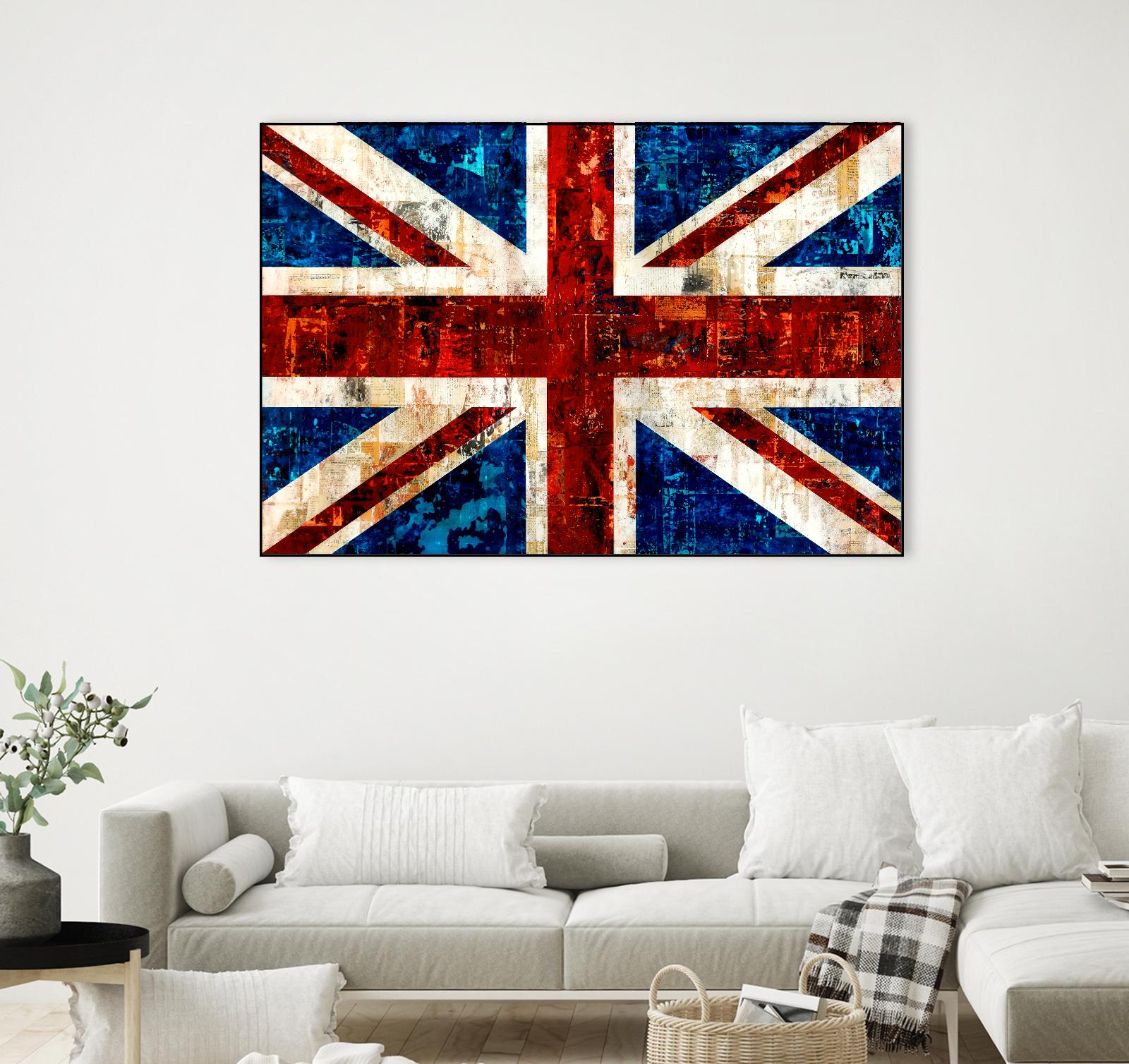 British Flag by Stella Bradley on GIANT ART - red flags