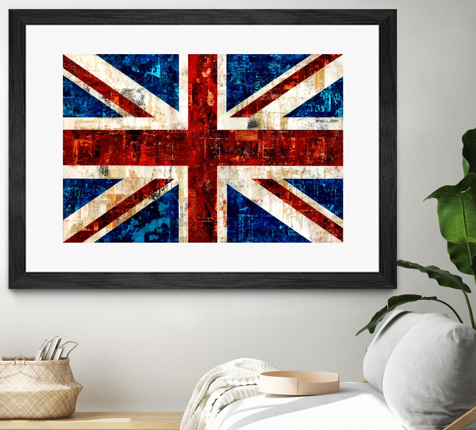 British Flag by Stella Bradley on GIANT ART - red flags