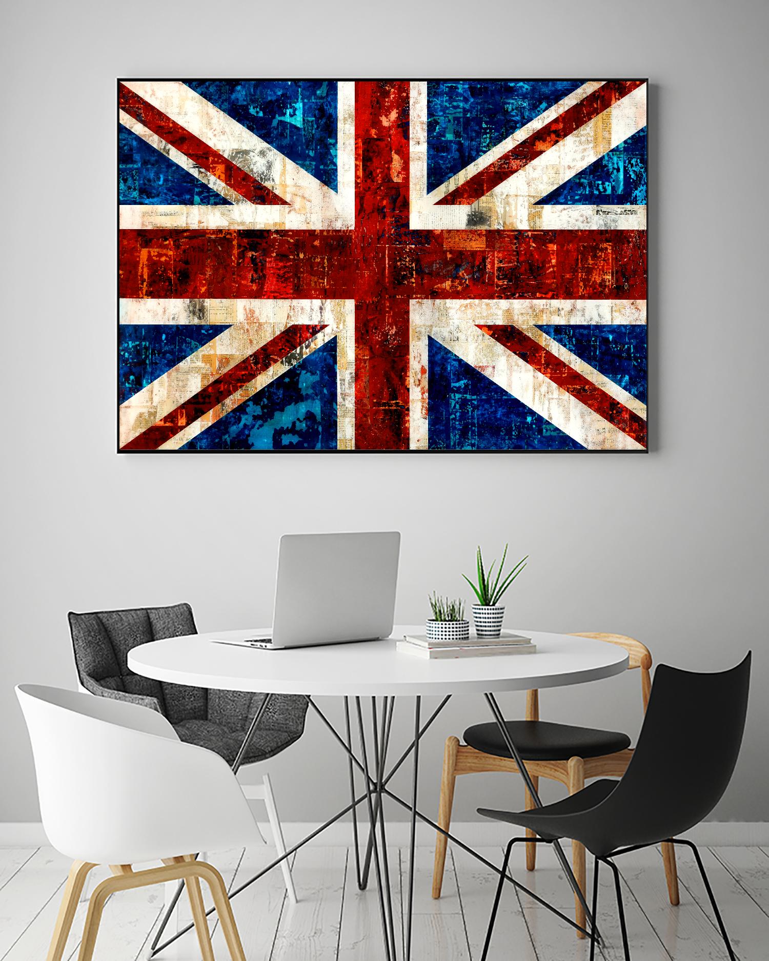 British Flag by Stella Bradley on GIANT ART - red flags