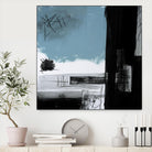 Sandstone E by Franka Palek on GIANT ART - black abstract