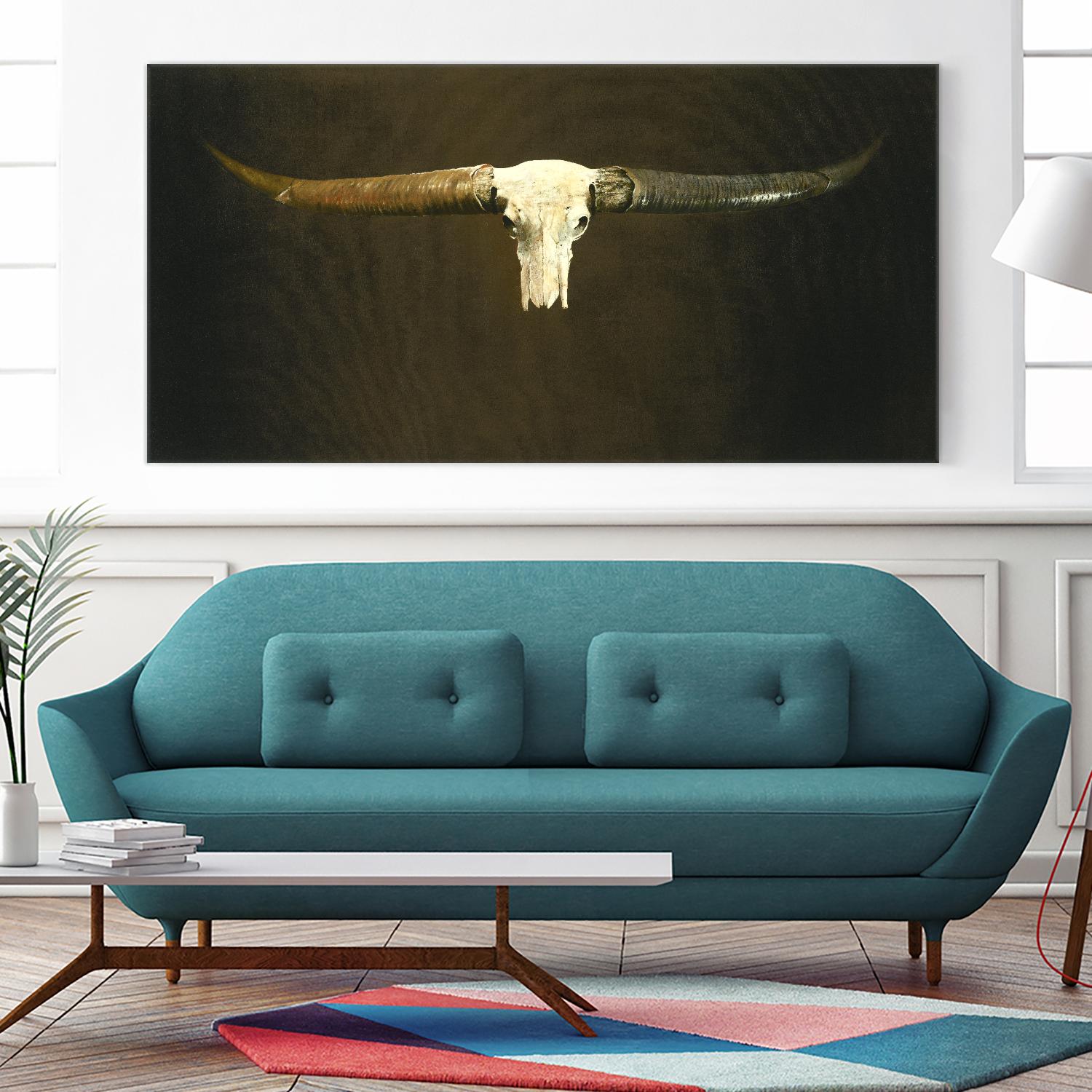 Skull by Gregory Garrett on GIANT ART - white country look