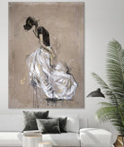 Living the Dream I by Marta Wiley on GIANT ART - white music - dance