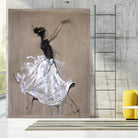 Living the Dream II by Marta Wiley on GIANT ART - white music - dance