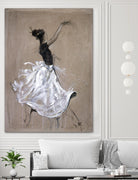 Living the Dream II by Marta Wiley on GIANT ART - white music - dance