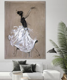 Living the Dream II by Marta Wiley on GIANT ART - white music - dance