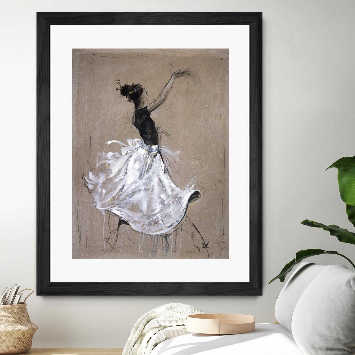 Living the Dream II by Marta Wiley on GIANT ART - white music - dance