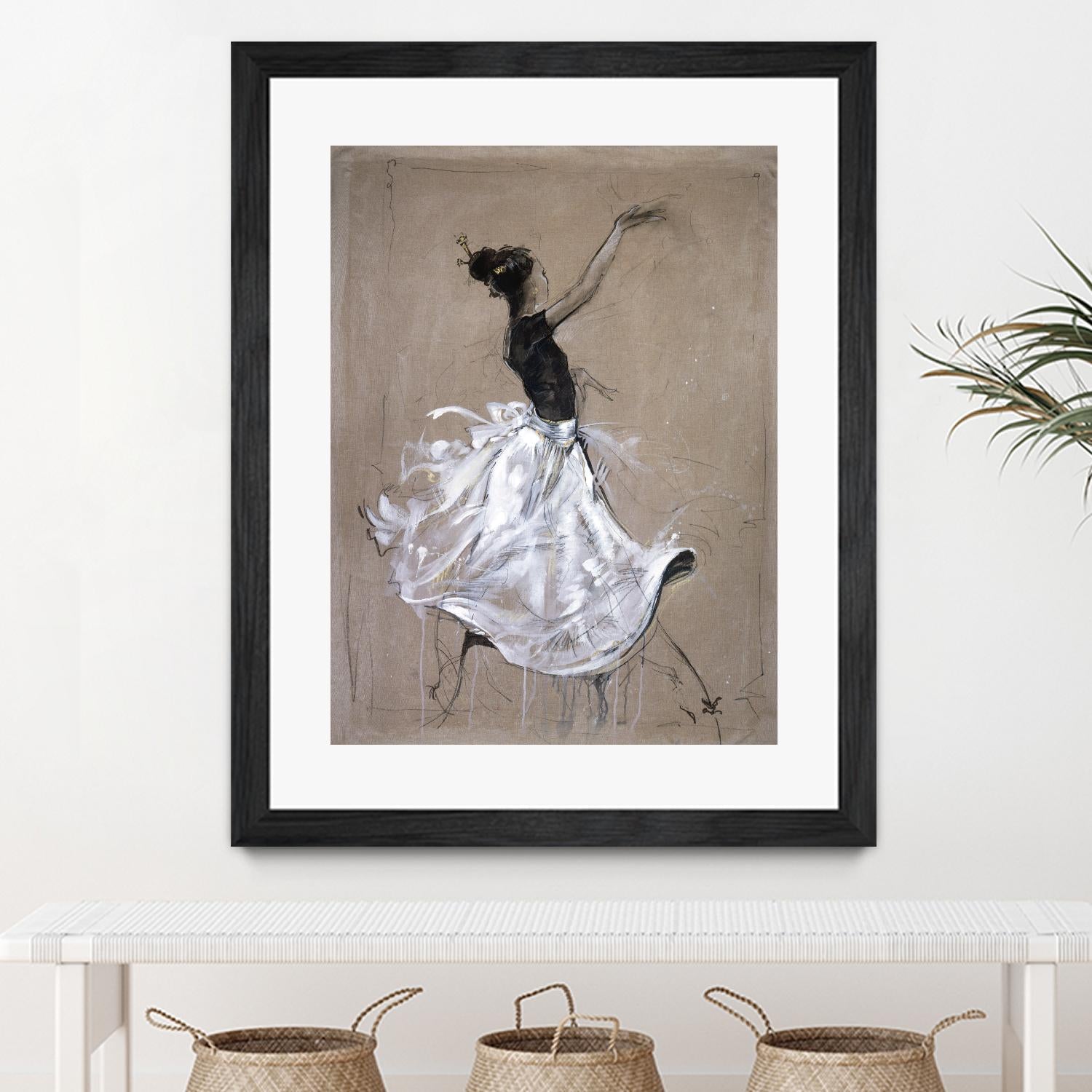 Living the Dream II by Marta Wiley on GIANT ART - white music - dance