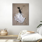 Living the Dream II by Marta Wiley on GIANT ART - white music - dance