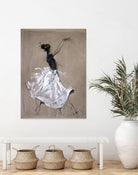 Living the Dream II by Marta Wiley on GIANT ART - white music - dance