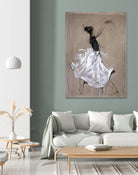 Living the Dream II by Marta Wiley on GIANT ART - white music - dance