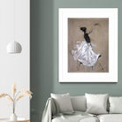 Living the Dream II by Marta Wiley on GIANT ART - white music - dance