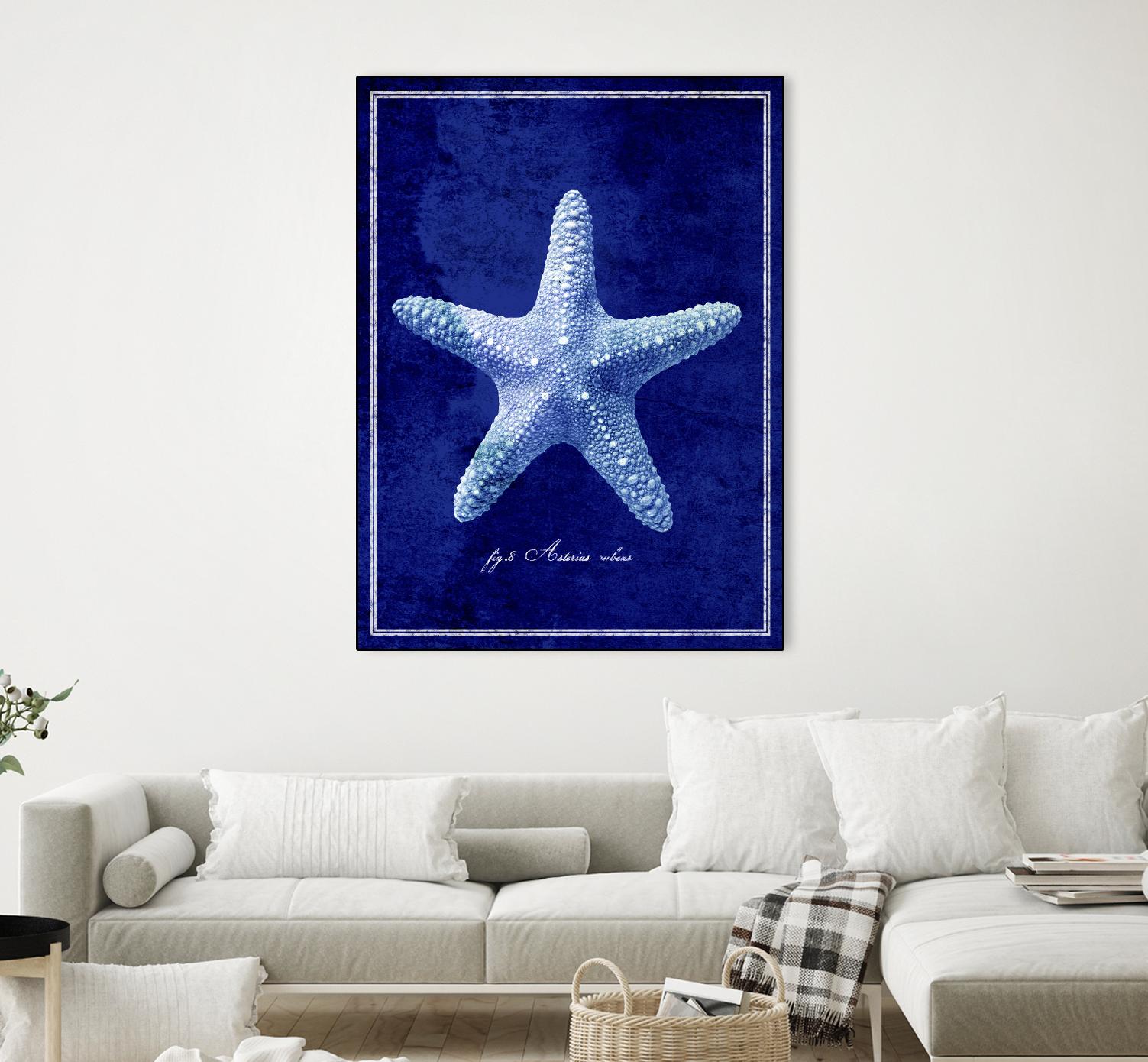 Starfish by GI ArtLab on GIANT ART - blue nautical
