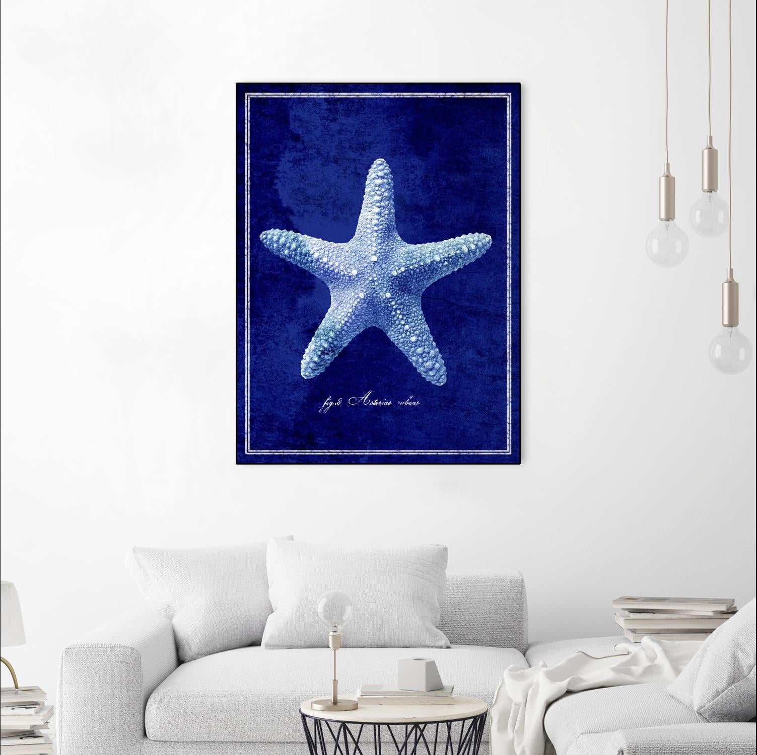 Starfish by GI ArtLab on GIANT ART - blue nautical