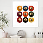 Billiards by GI ArtLab on GIANT ART - yellow leisure