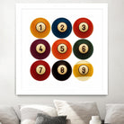 Billiards by GI ArtLab on GIANT ART - yellow leisure