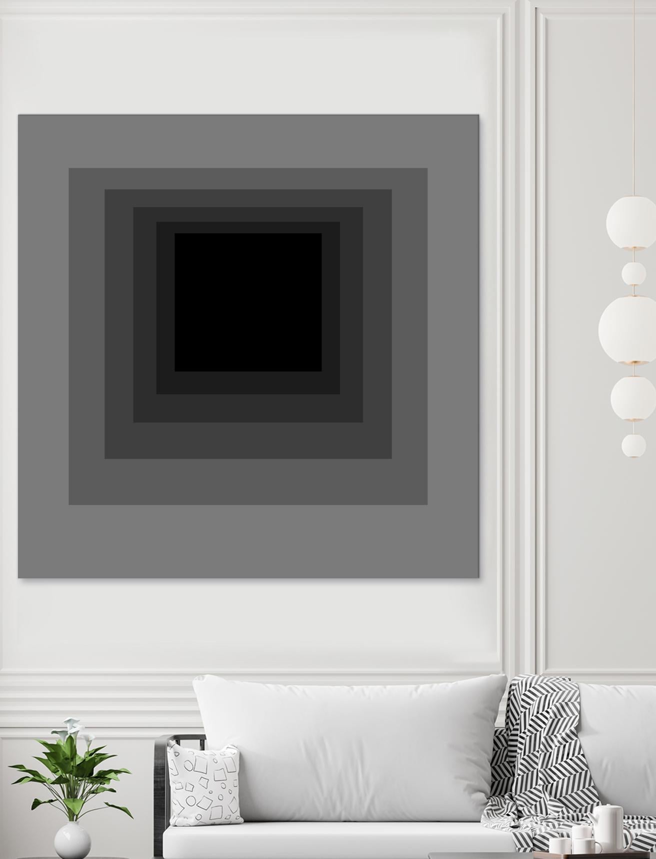 After Josef A by GI ArtLab on GIANT ART - grey abstract