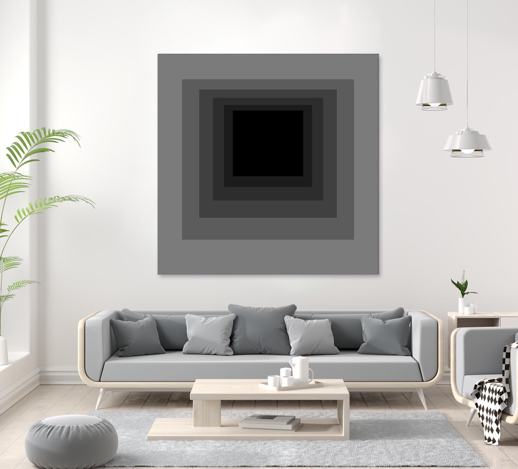After Josef A by GI ArtLab on GIANT ART - grey abstract