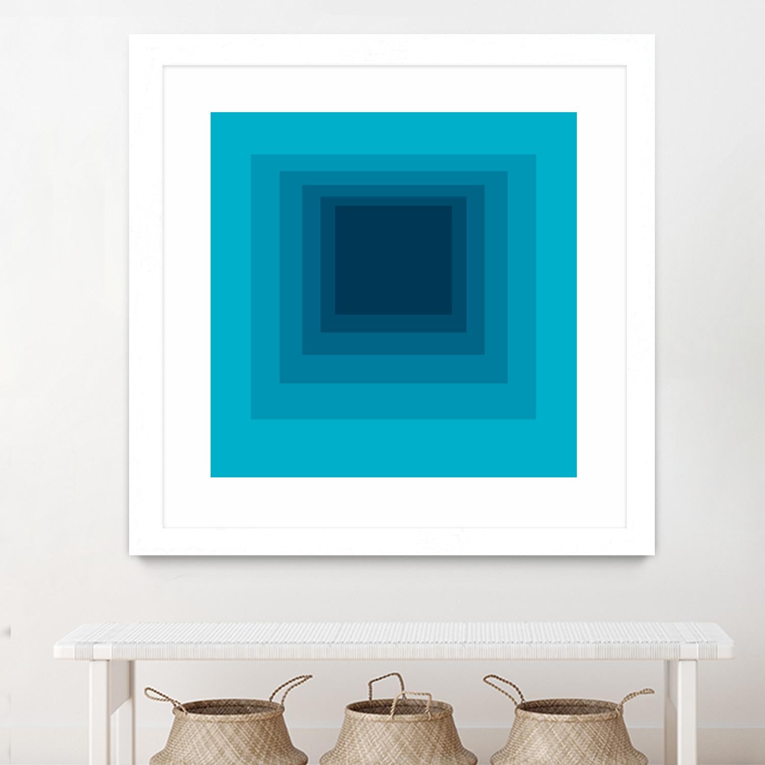 After Josef D by GI ArtLab on GIANT ART - blue abstract