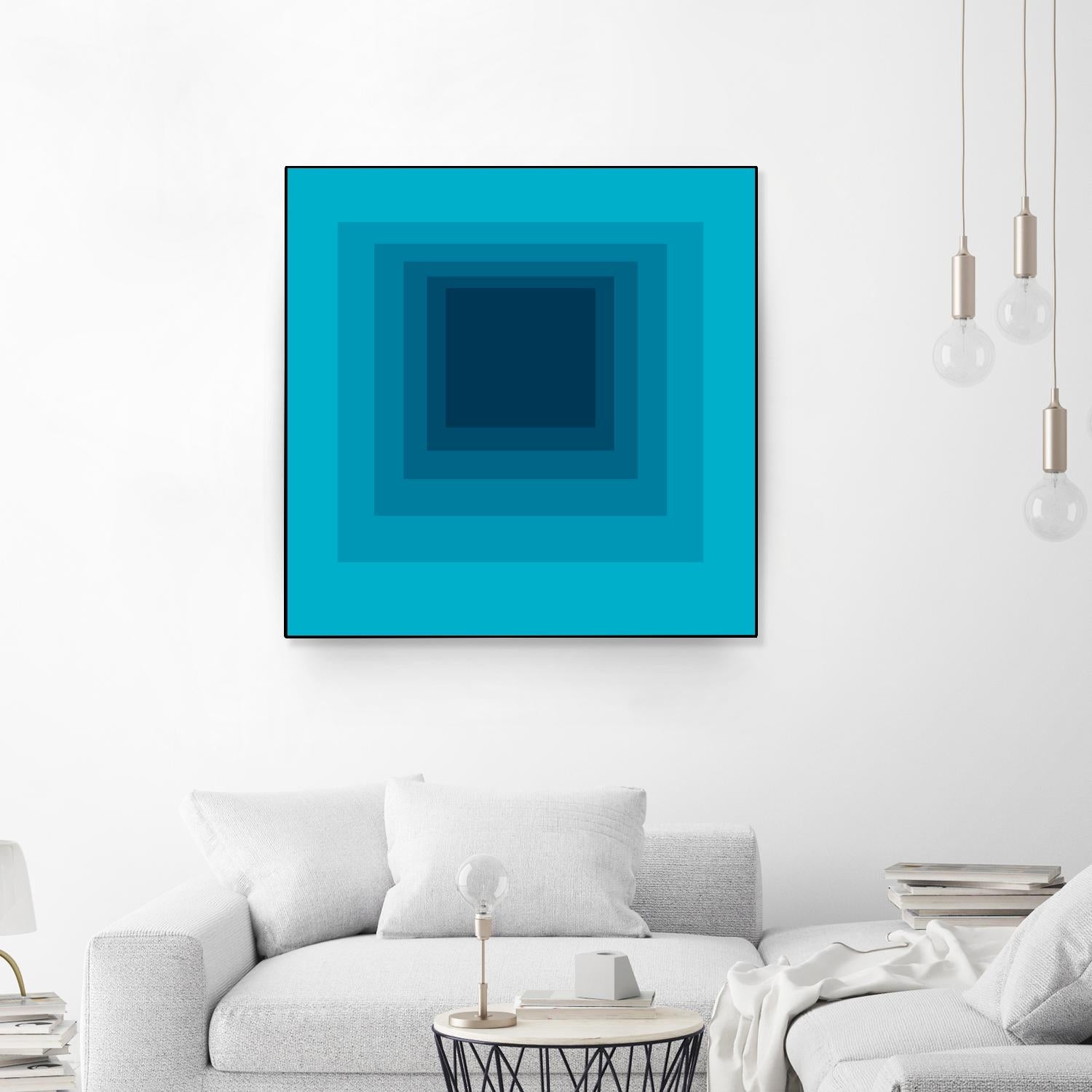 After Josef D by GI ArtLab on GIANT ART - blue abstract