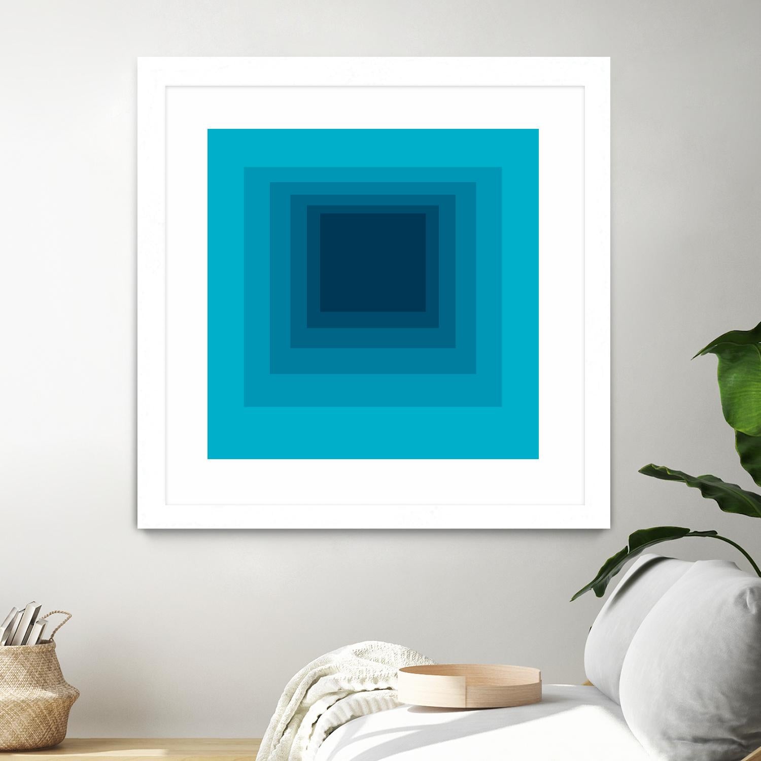 After Josef D by GI ArtLab on GIANT ART - blue abstract