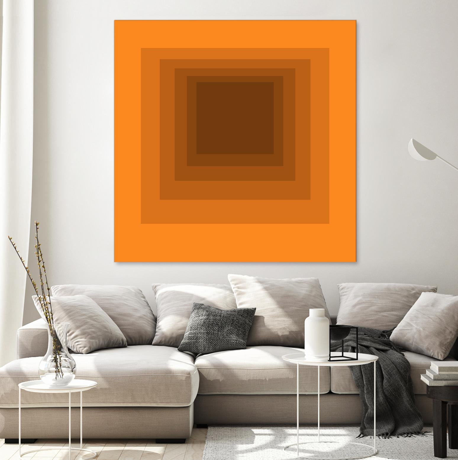 After Josef F by GI ArtLab on GIANT ART - brown abstract