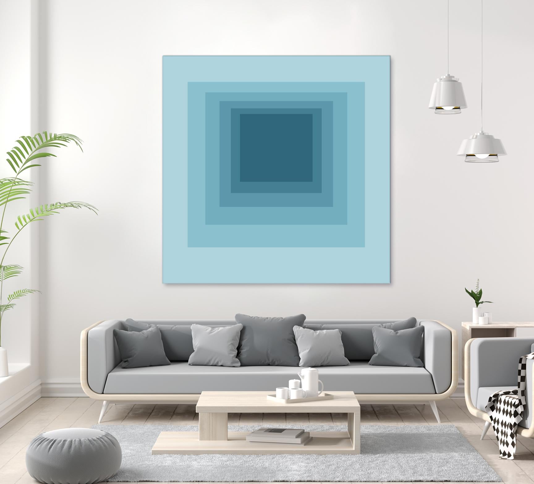After Josef K by GI ArtLab on GIANT ART - blue abstract