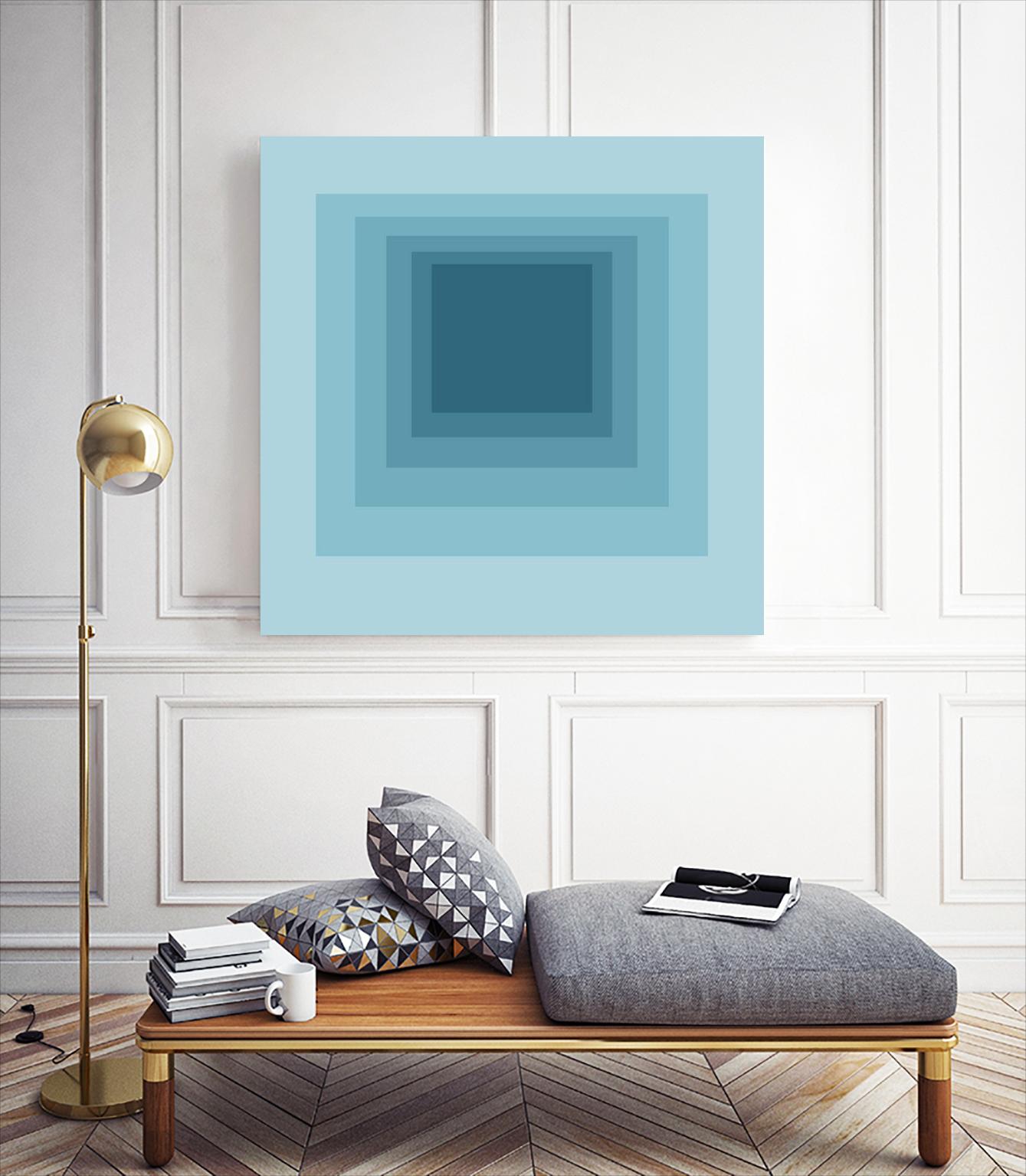 After Josef K by GI ArtLab on GIANT ART - blue abstract