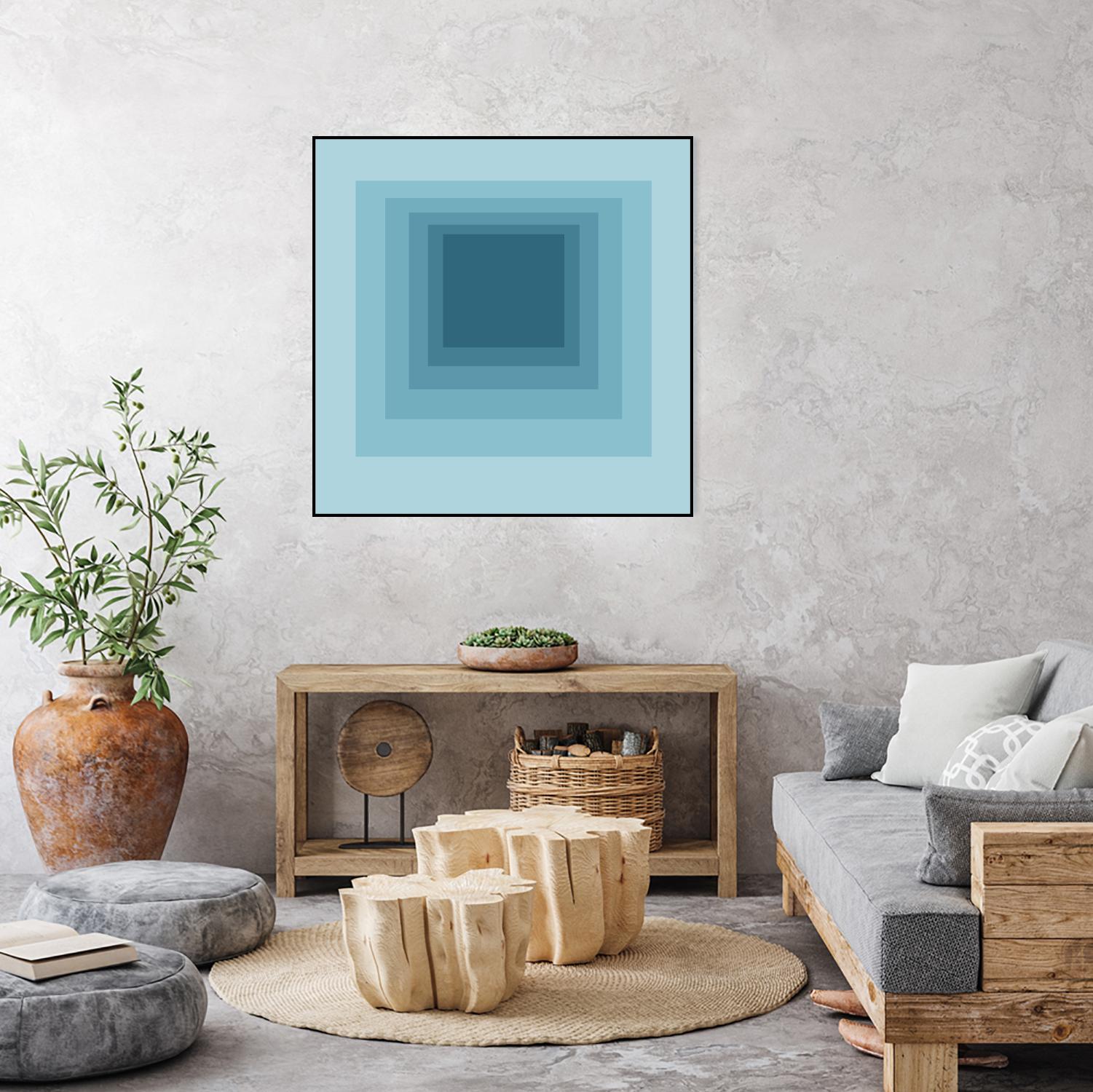 After Josef K by GI ArtLab on GIANT ART - blue abstract