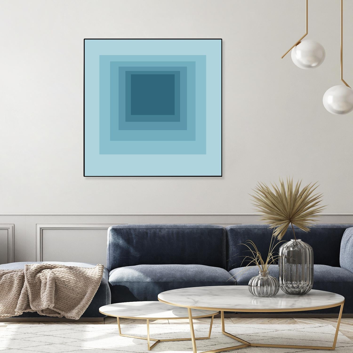 After Josef K by GI ArtLab on GIANT ART - blue abstract
