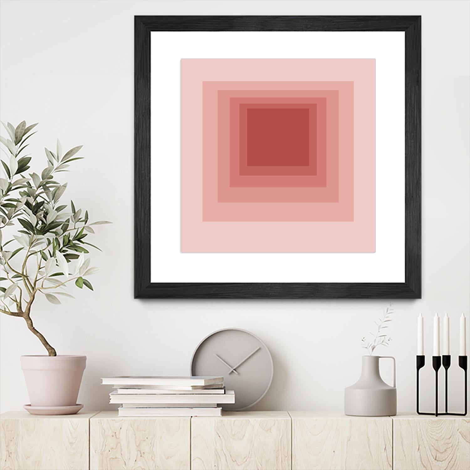 After Josef O by GI ArtLab on GIANT ART - pink abstract