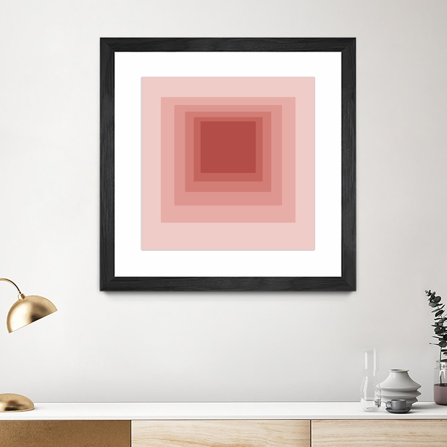After Josef O by GI ArtLab on GIANT ART - pink abstract