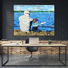 Calm #1 Matthews Beach by Mark Fraley on GIANT ART - grey contemporary